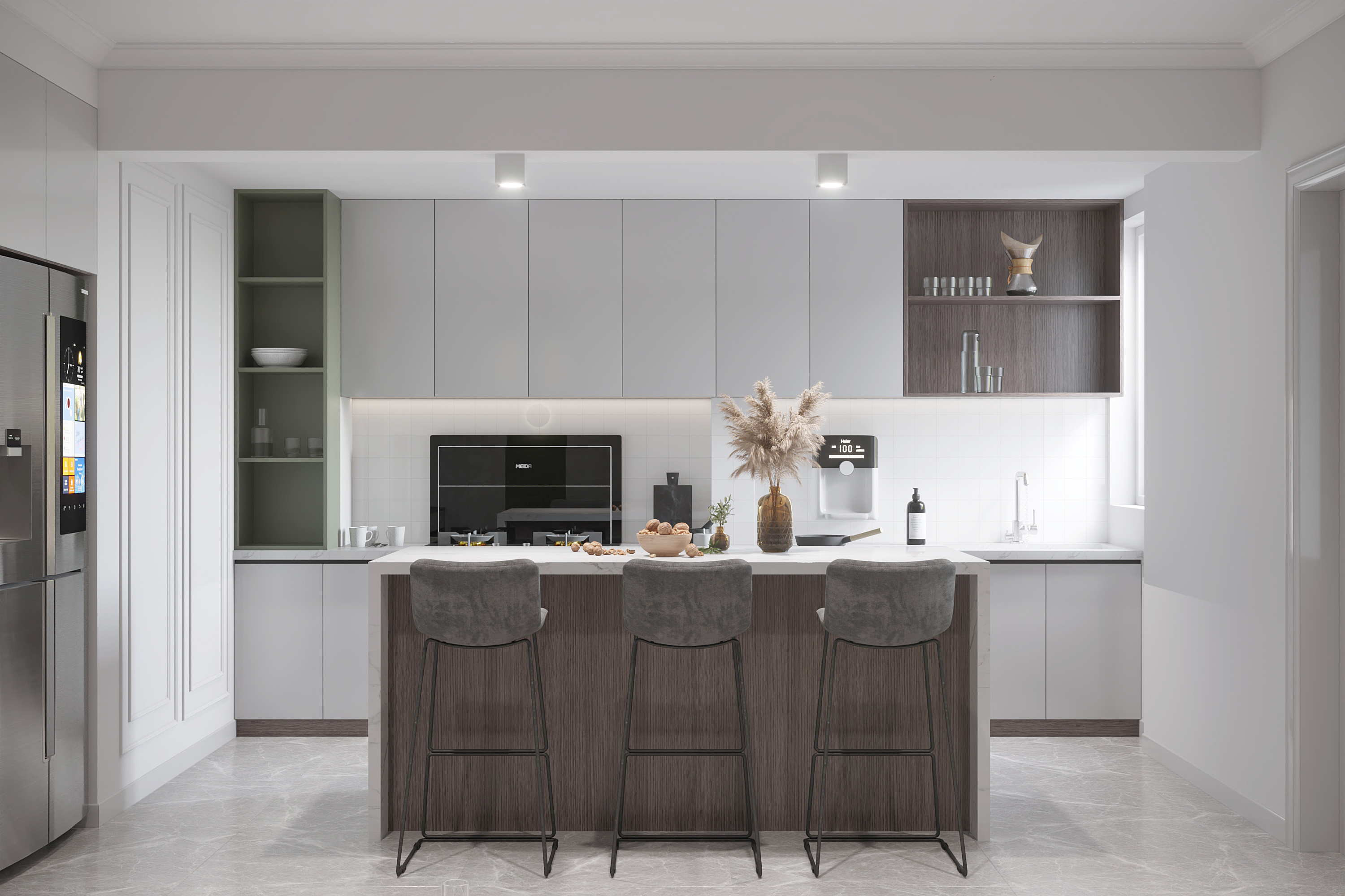 ��ǽ��+Ƕ��ʽ����Ϳ��䣬��ʡ�ռ䡣�е�̨��ƣ�һ̨���ã����ɳ䵱��̨��Ҳ�������������򣬺�����ʡ�� ...