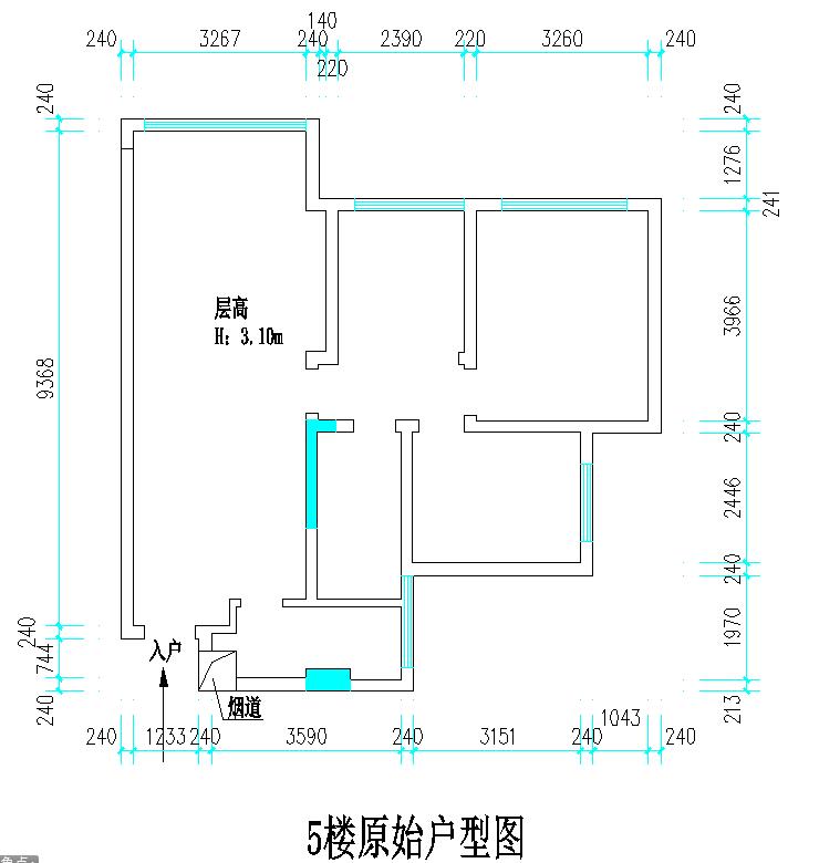 5楼平面图