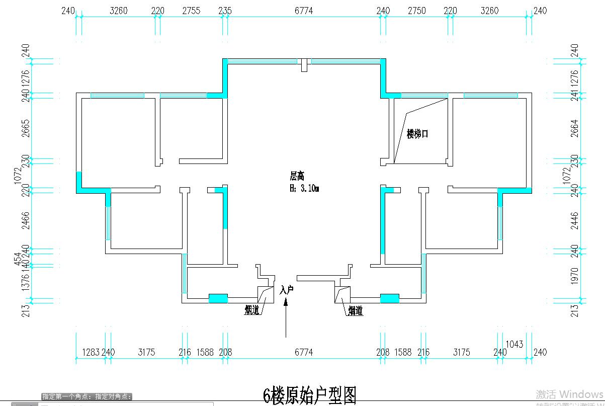 6楼平面图