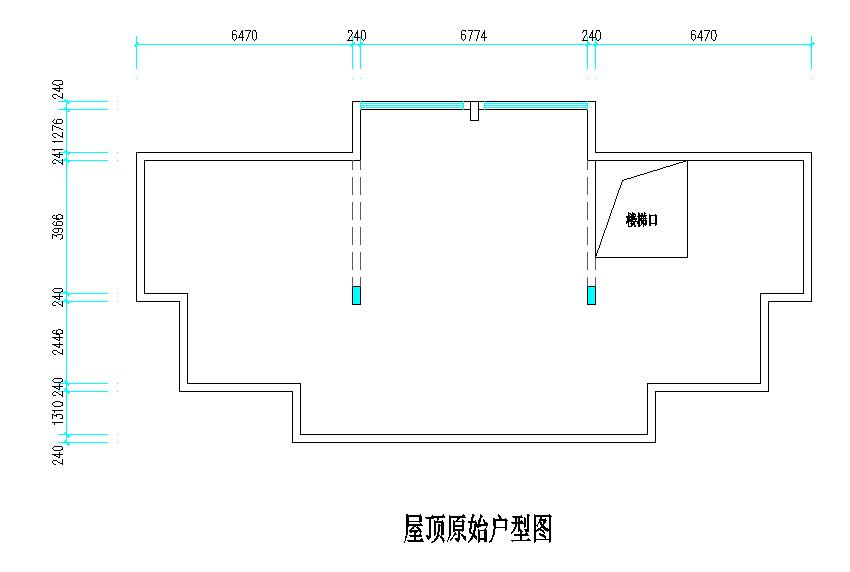 屋顶平面图