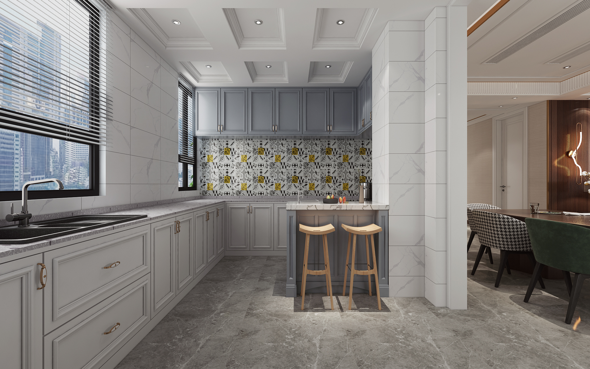 简美现代客餐厅2013版本-室内设计-拓者设计吧