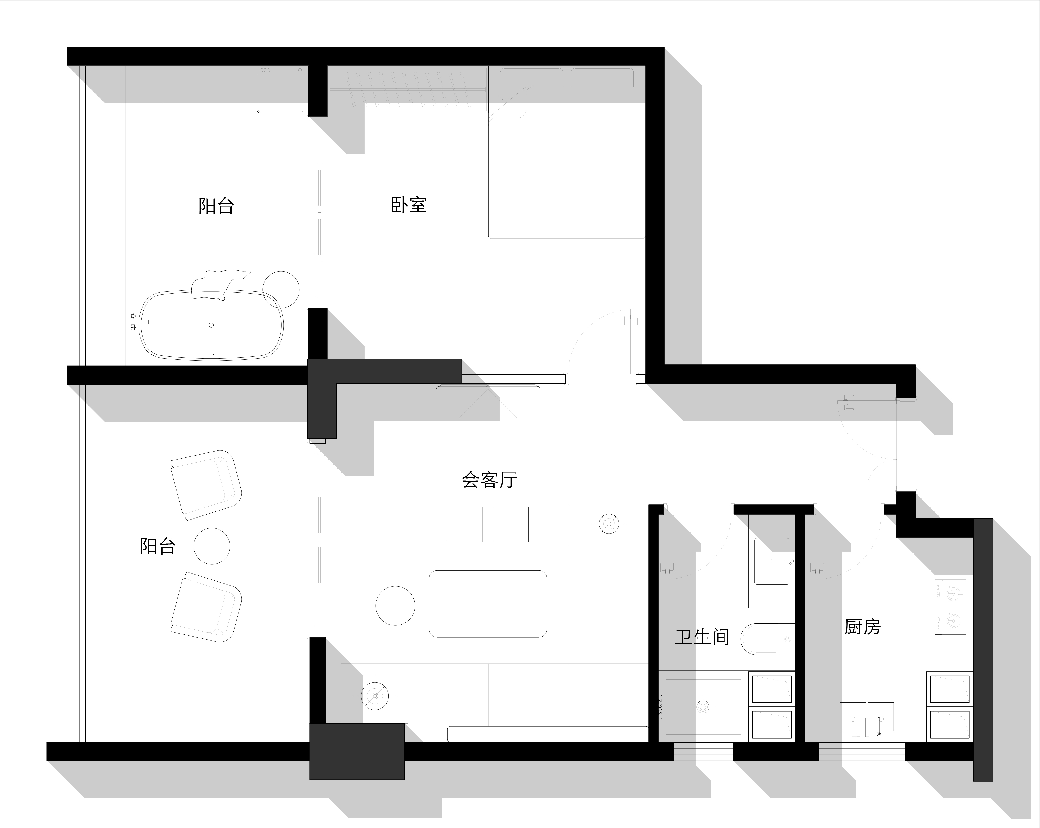 套间户型图片大全图片