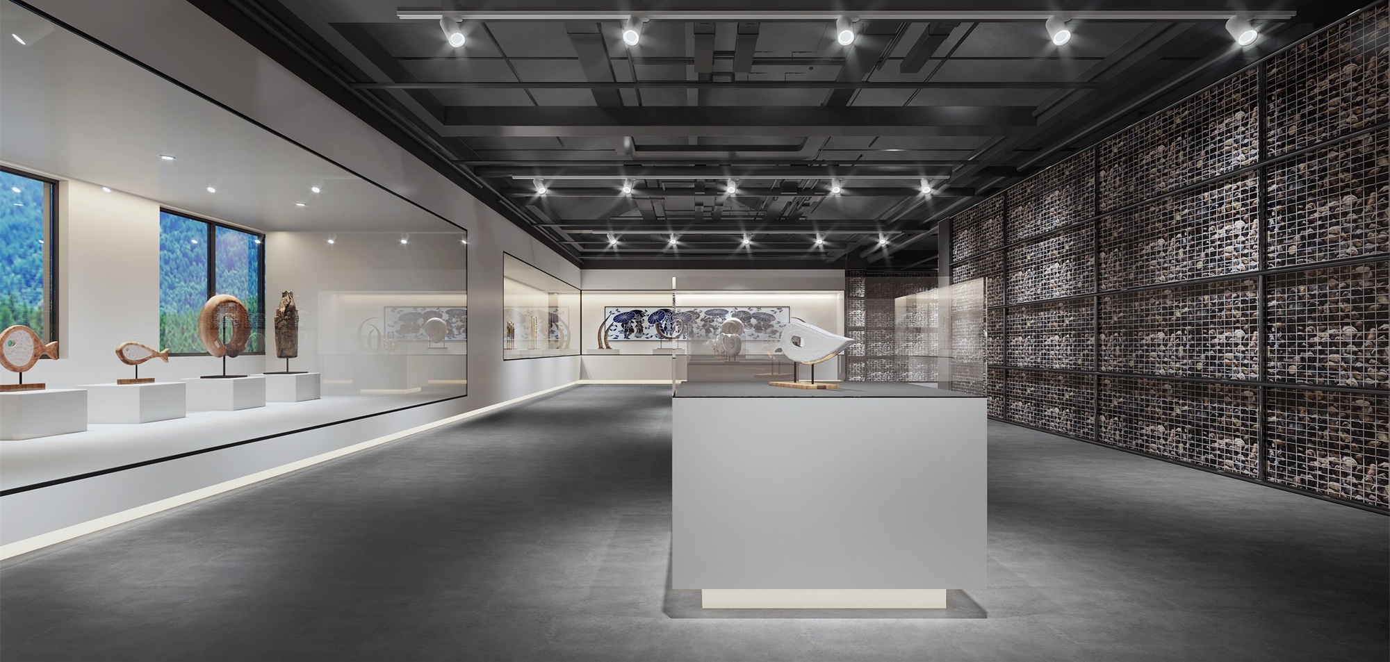 现代 博物馆 展厅 展览-室内设计-拓者设计吧