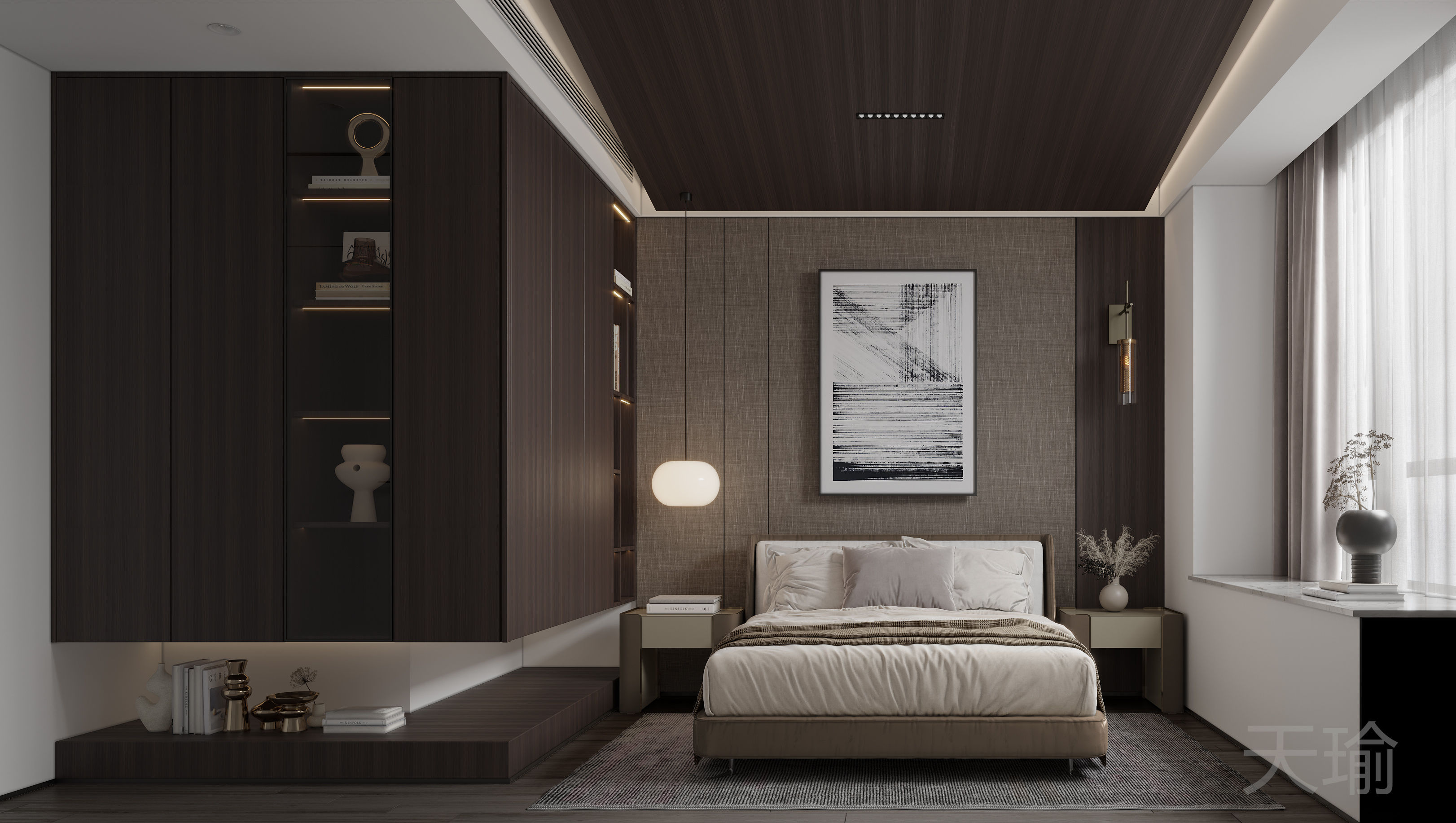 黑白灰打造极简禁欲美学日出设计