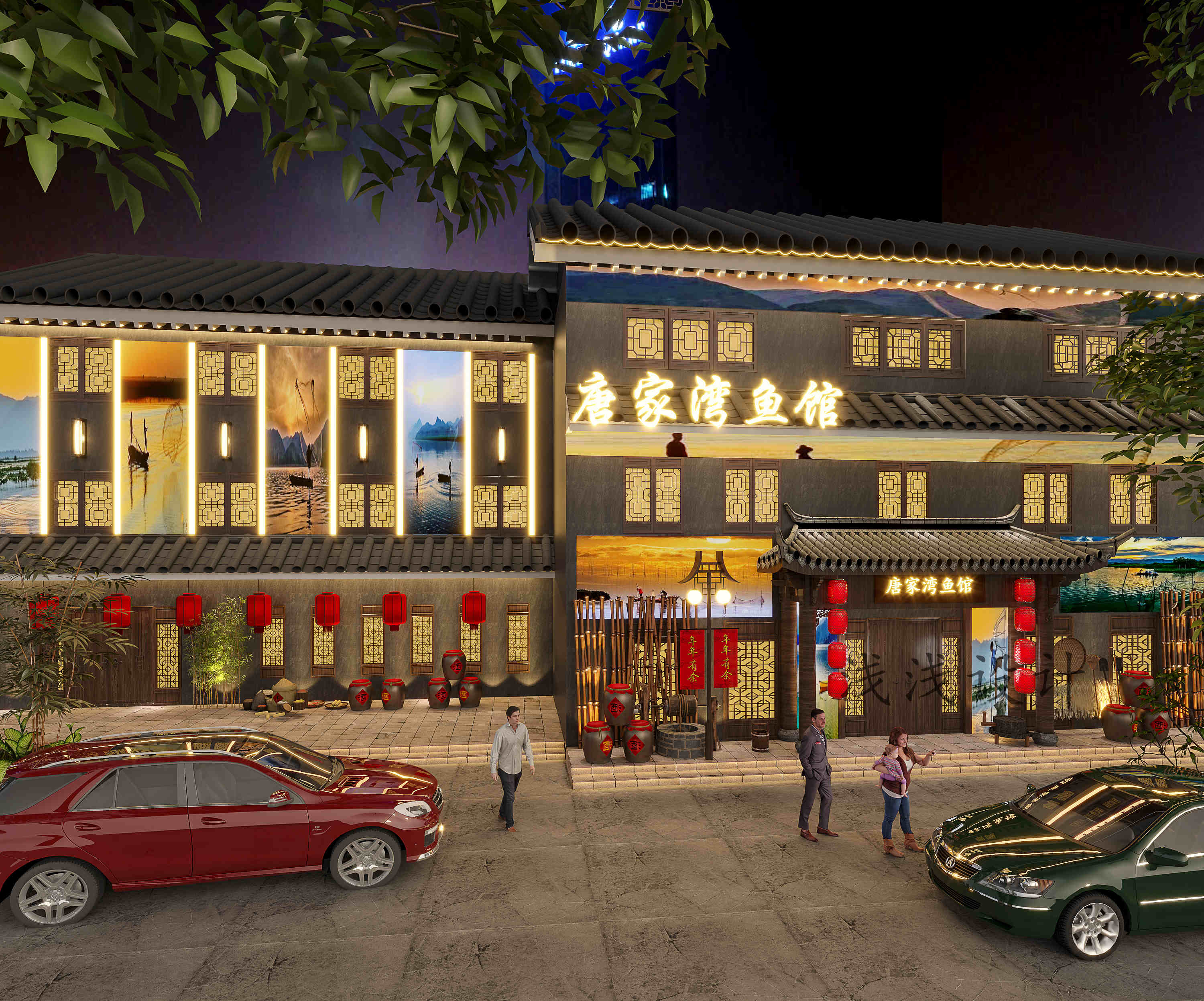 餐厅设计这家靠设计走红的鱼馆餐厅吃的就是调性