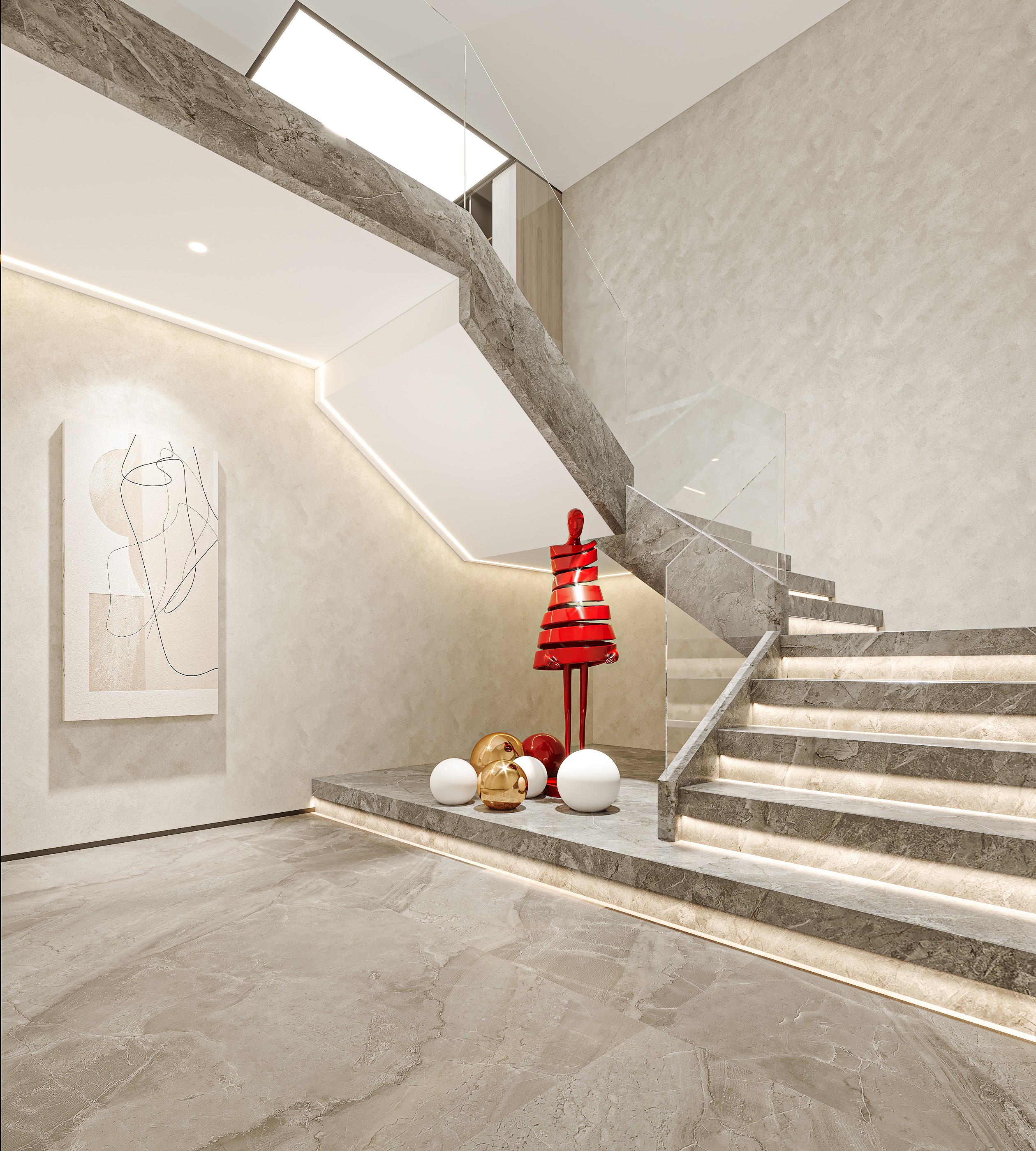 现代楼梯-室内设计-拓者设计吧