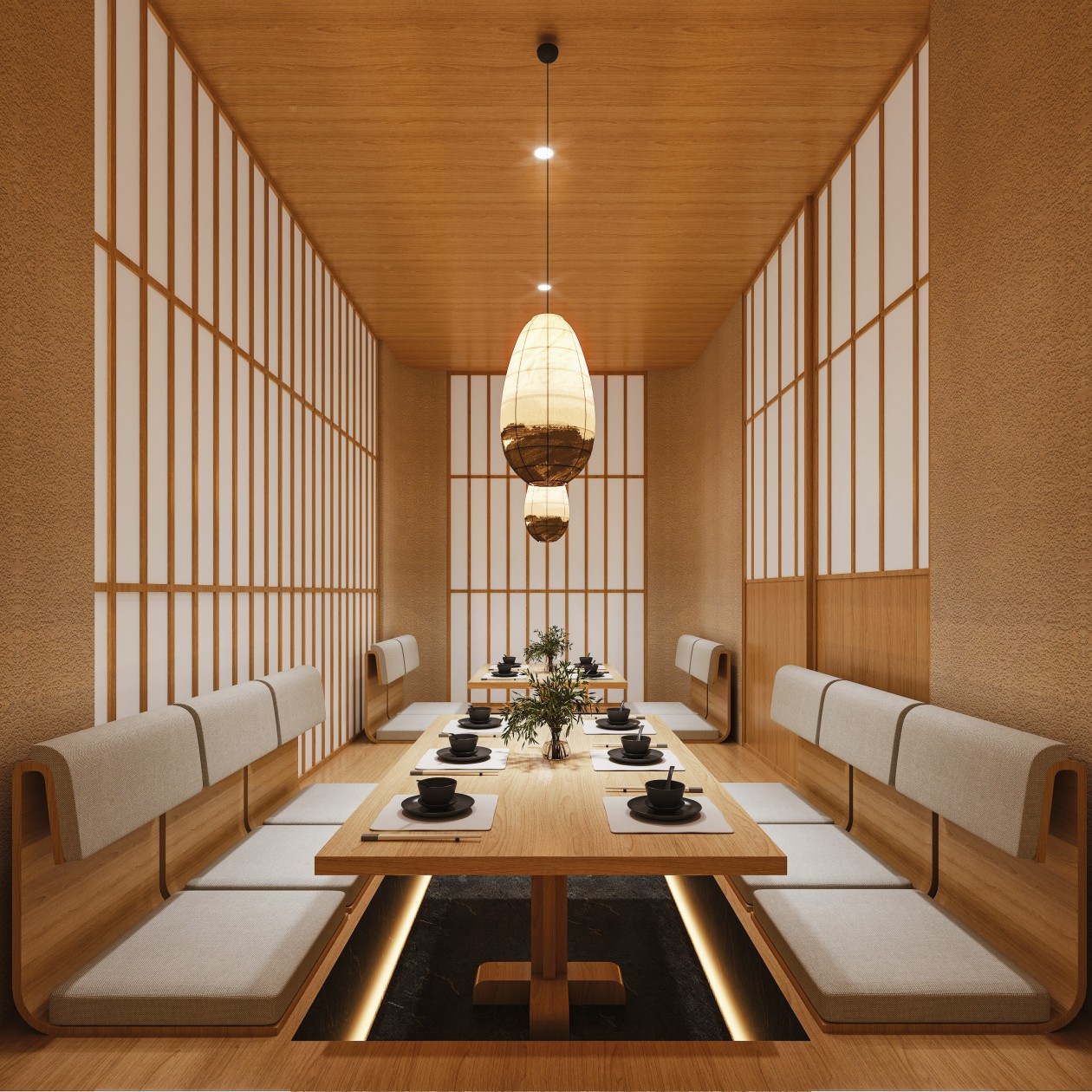 速诚出品——新中式客餐厅-室内设计-拓者设计吧