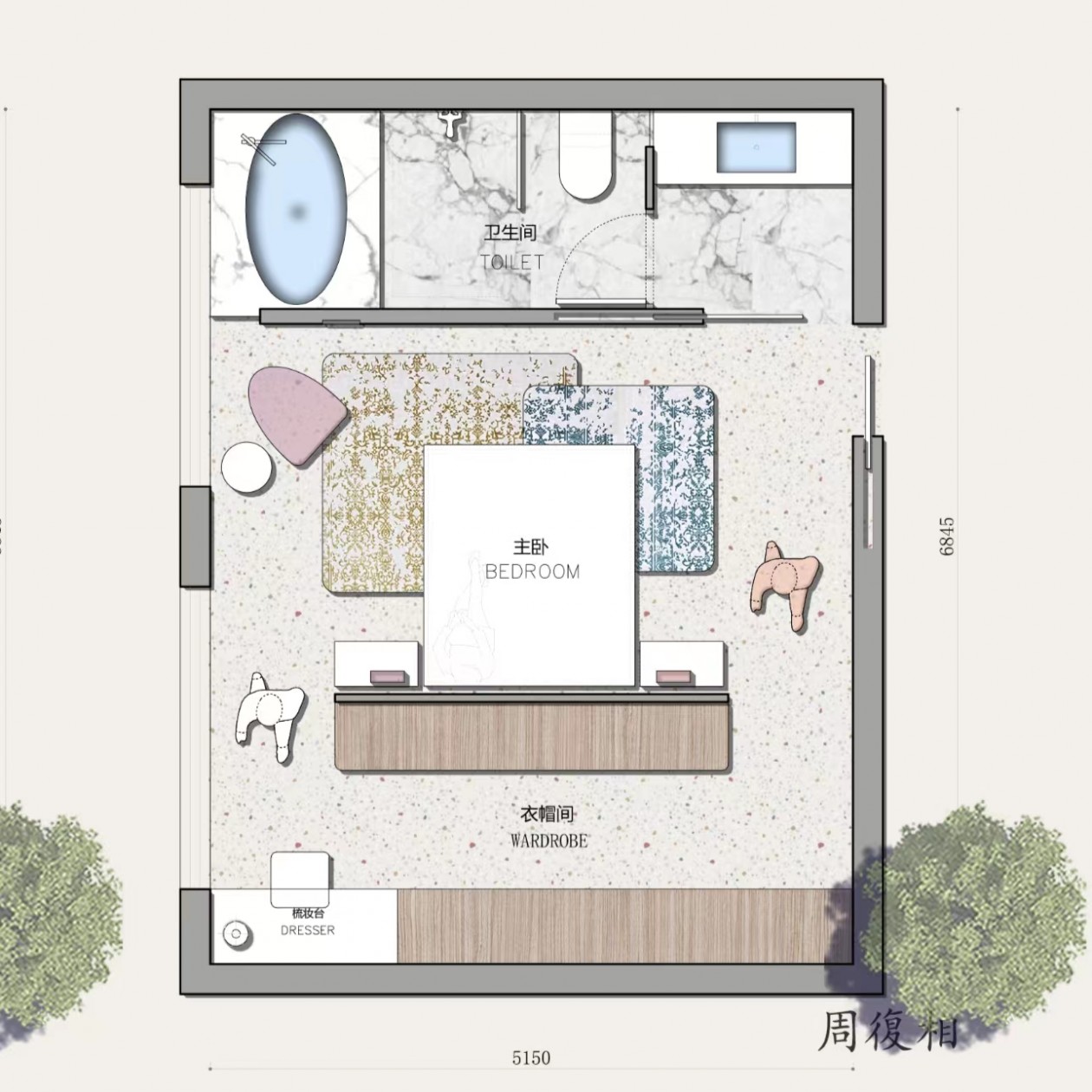 主卧套房的9种布局思路分享-室内设计-拓者设计吧