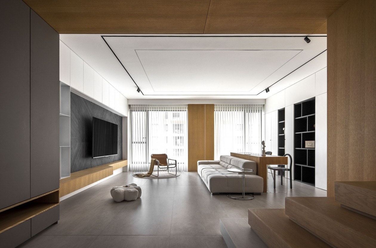 向上生长｜与自然共生的现代原木风格向光-室内设计-拓者设计吧