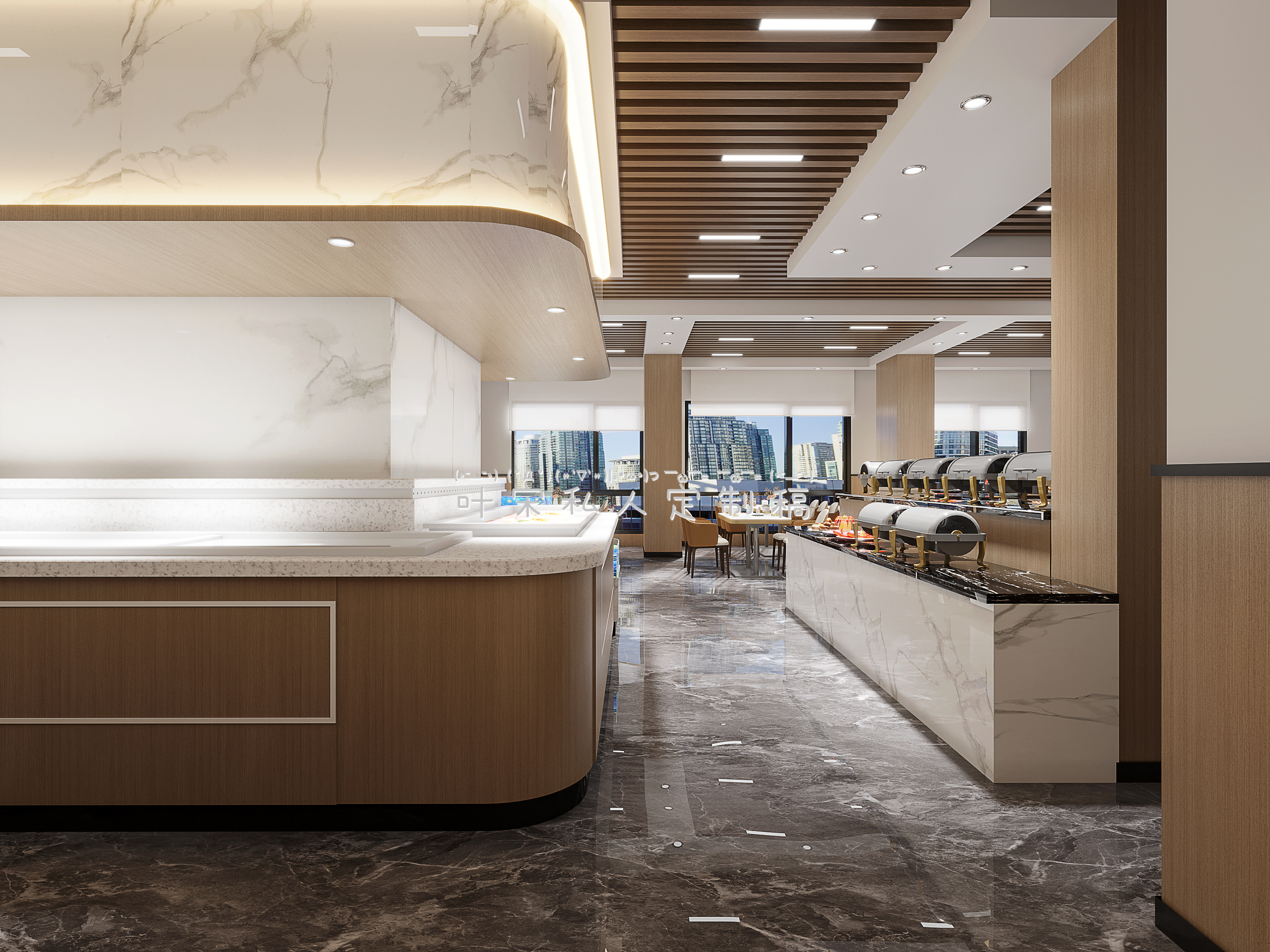 工装餐饮设计丨自助餐设计-室内设计-拓者设计吧