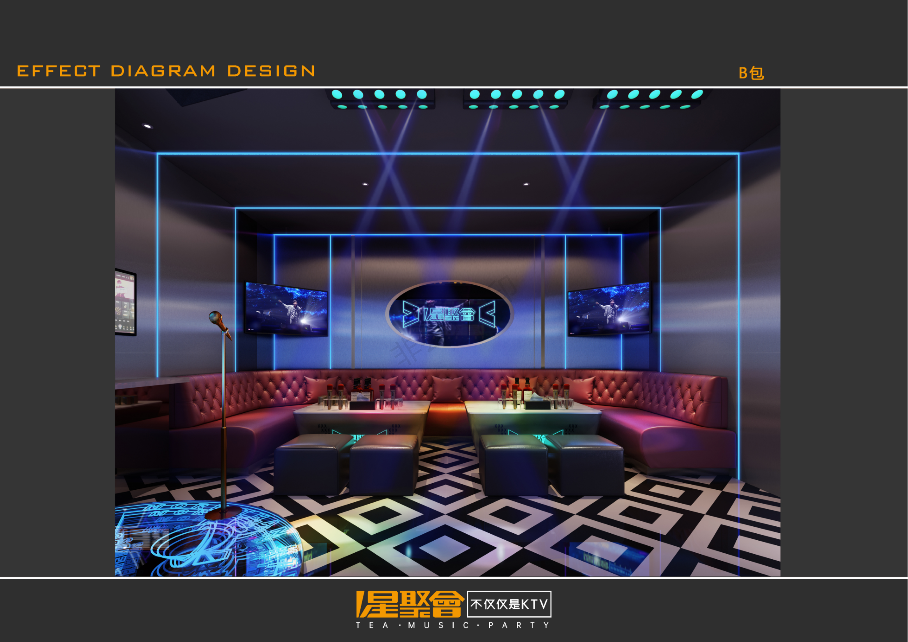 KTVȫ��װ�ޡ�ůͨ��ˮ�硢����ƽ����ʩ��ͼ+Ч��ͼ