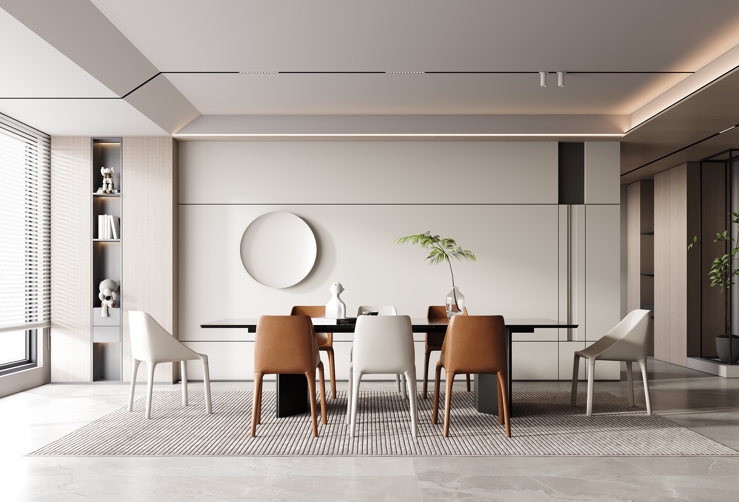 现代餐厅vr3.6-室内设计-拓者设计吧