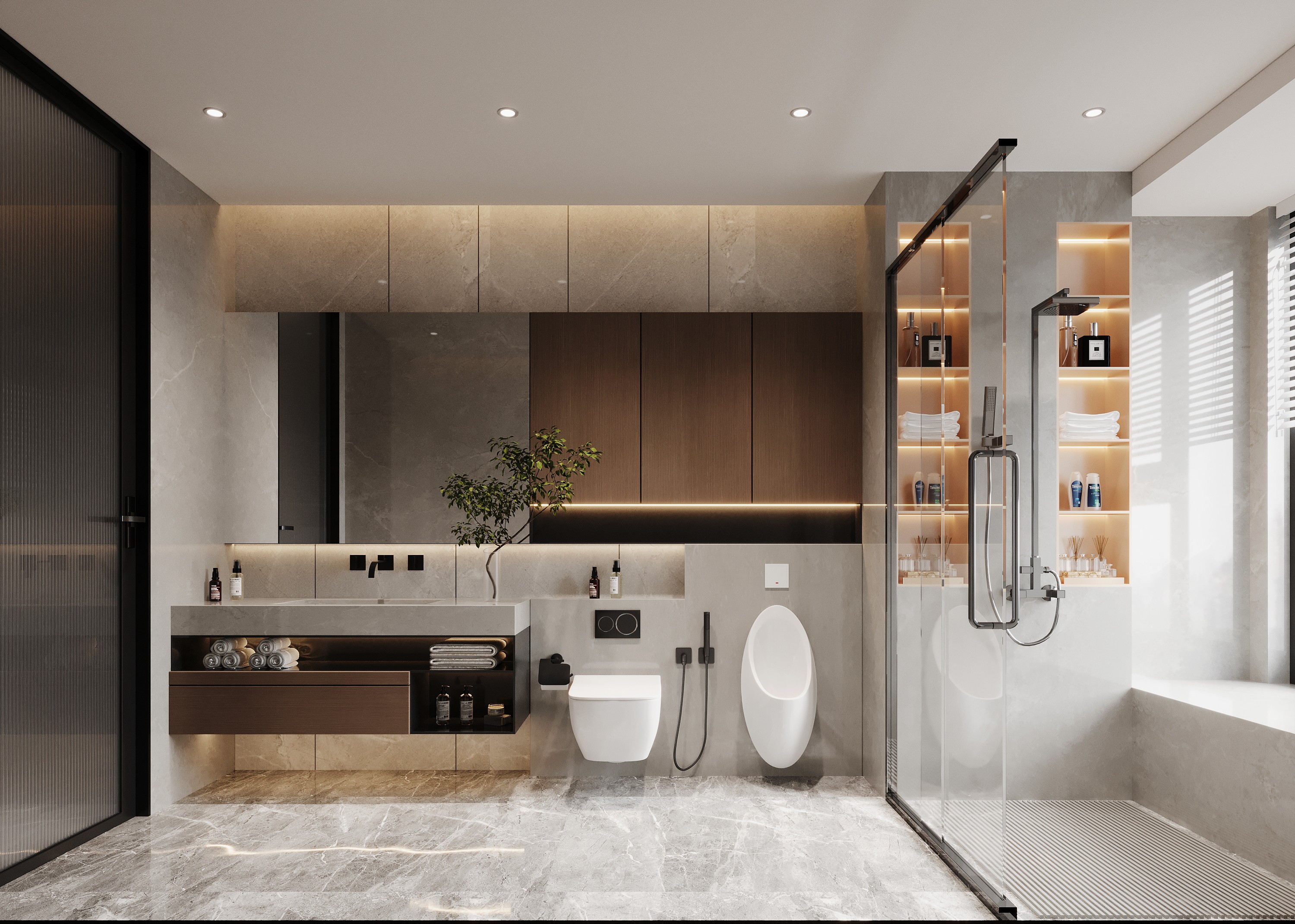 欧式高级洗手台室内装修效果图图片_家居设计_环境设计-图行天下素材网