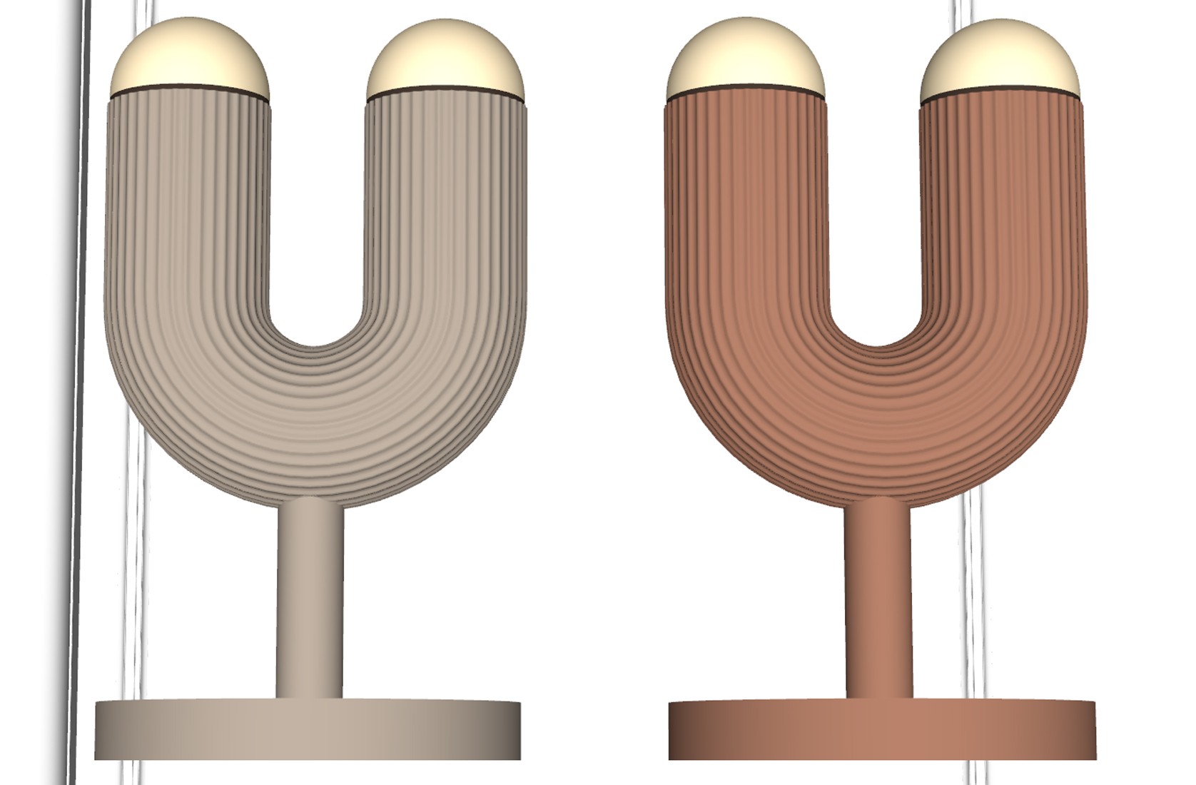 现代台灯 现代艺术U形台灯 现代金属落地台灯 灯具-室内设计-拓者设计吧