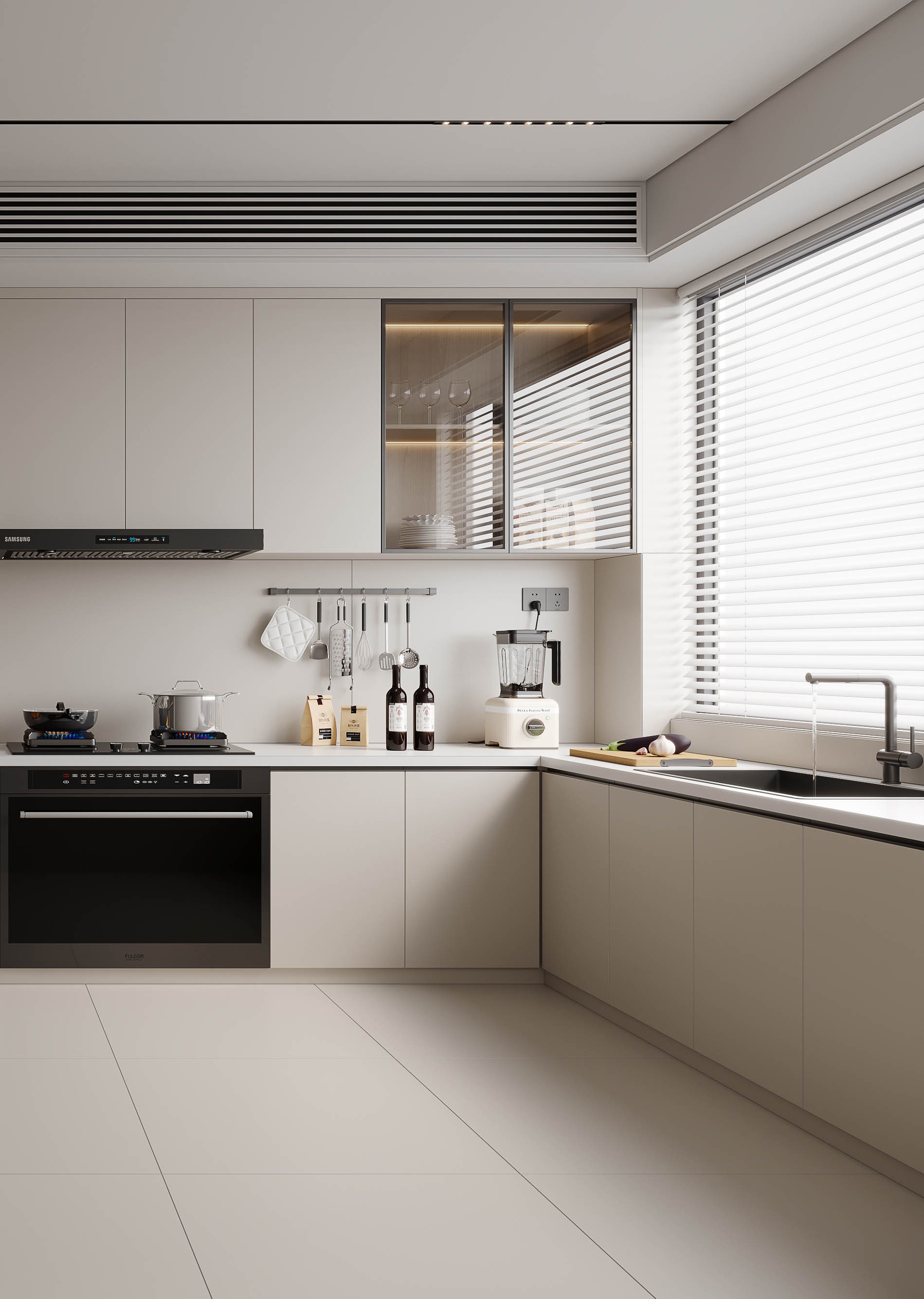 现代 厨房-室内设计-拓者设计吧