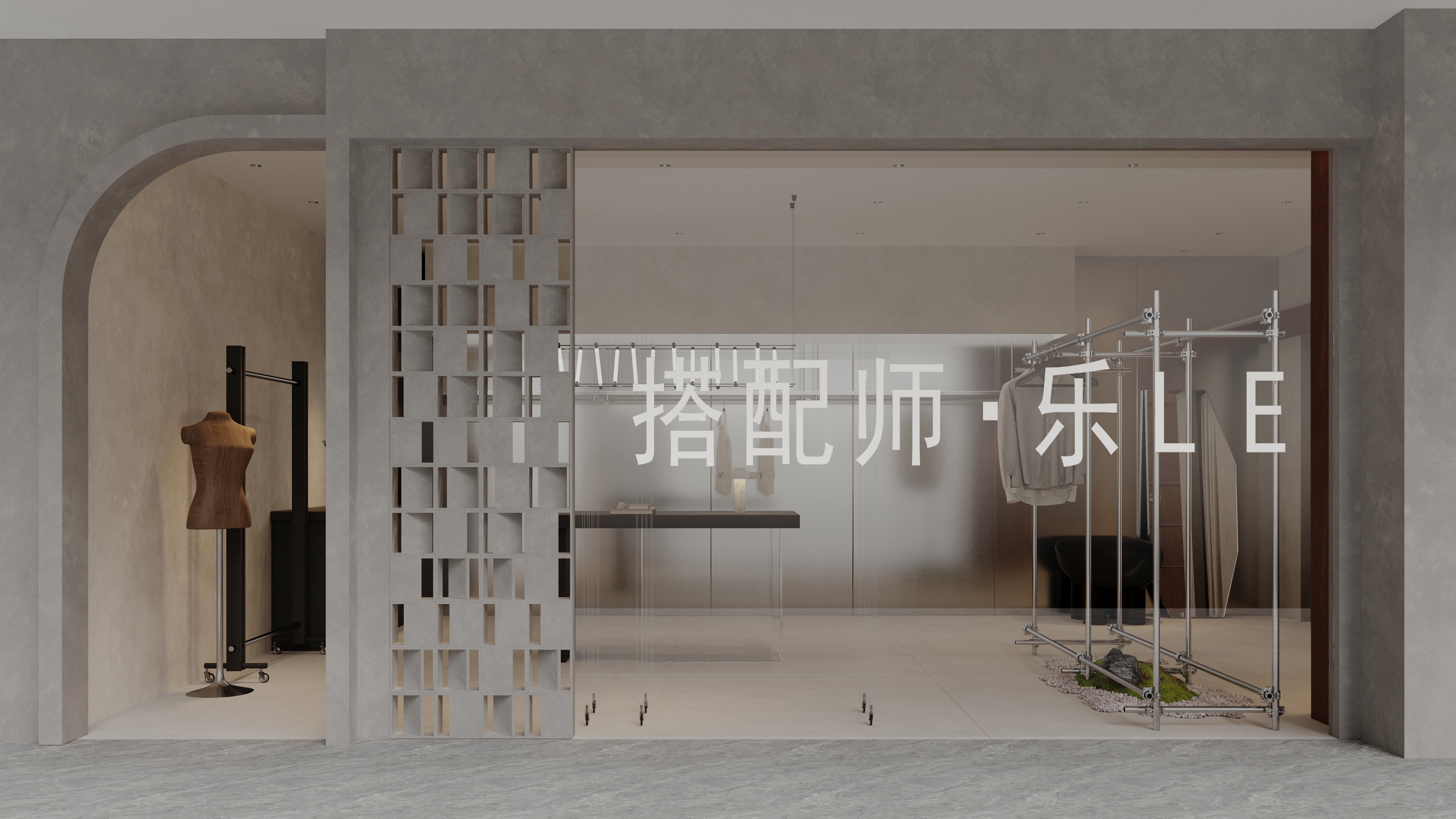 现代服装店-室内设计-拓者设计吧