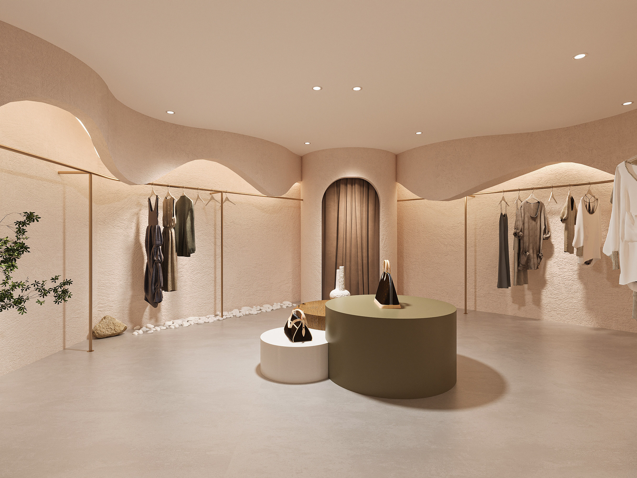 现代服装店-室内设计-拓者设计吧