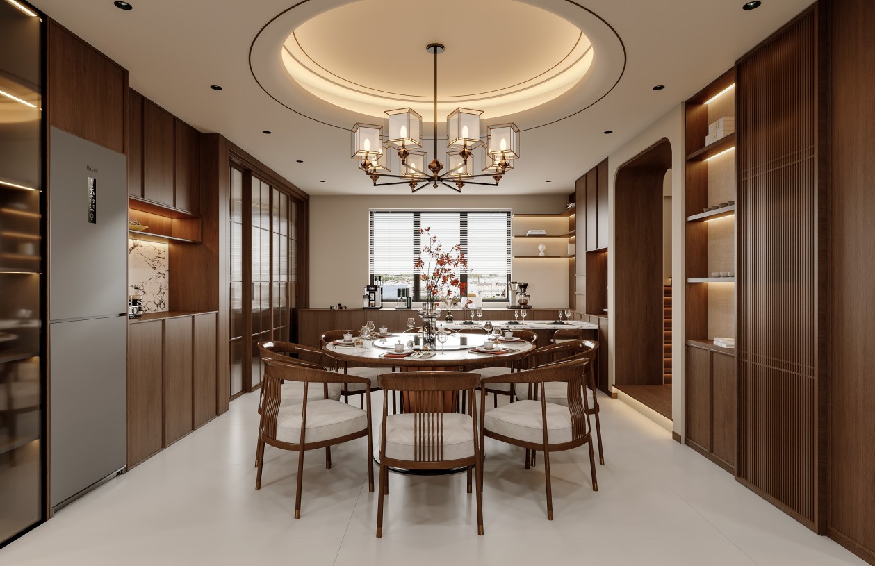 宋式美学客餐厅茶室—择木创建新晨 TEL/VX：18136466886-室内设计-拓者设计吧