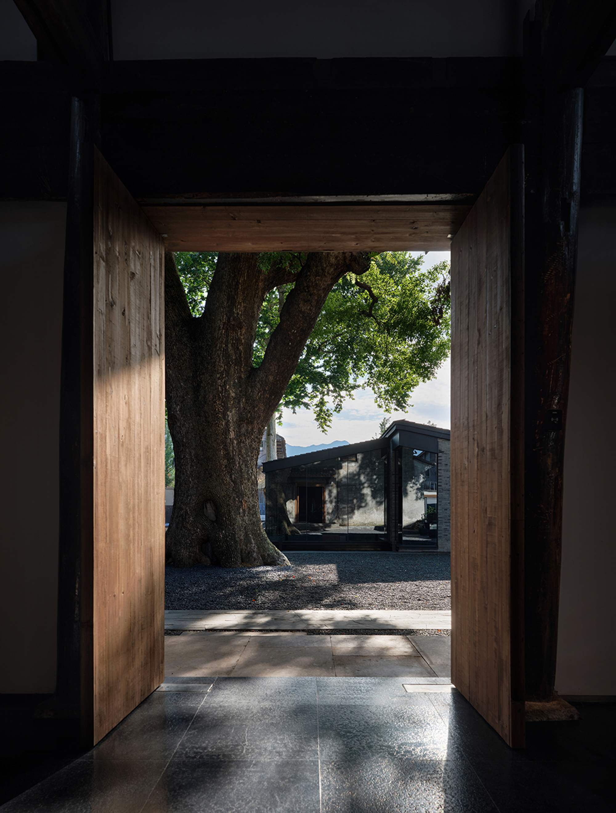 005_ �����ż������ĽӴ����� Hotel Lobby with a Tree at First Sight 