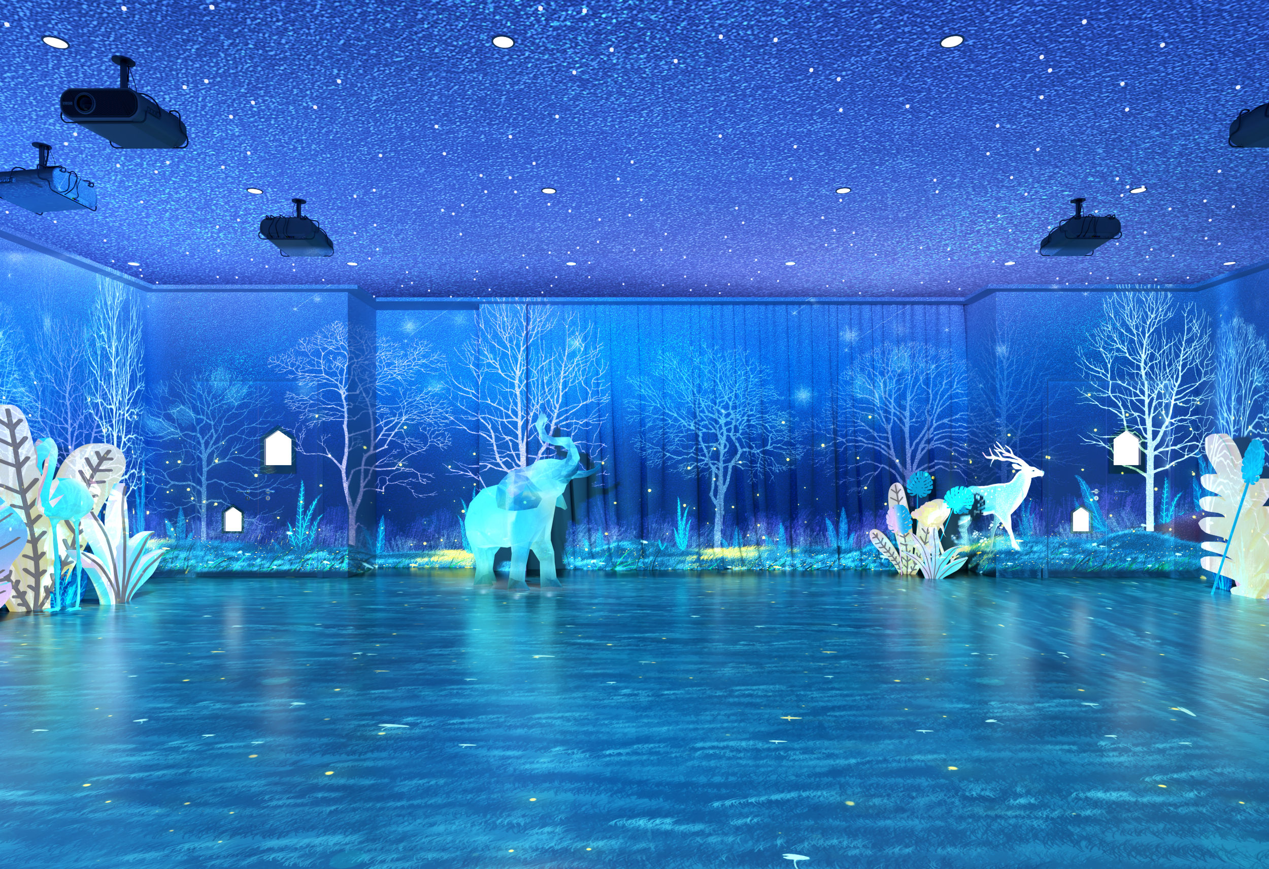 ѧУ�׶�԰�Ƽ�ͶӰ��