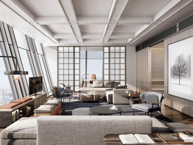 YANG���ʤ-������鵳�ϲ���ǾƵ�PDF����+Ч��ͼ+CAD�ͷ�ʩ��ͼ