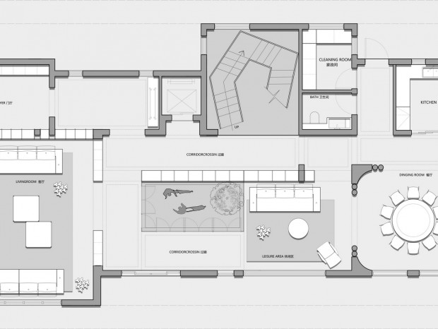 898㎡四层独栋别墅  CAD+PSD文件
