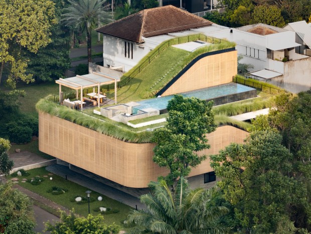 K-Thengono Design Studio | Split Mass Residence