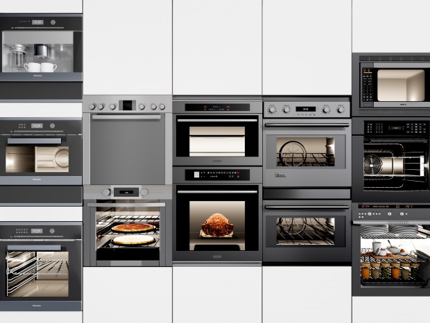 现代烤箱微波炉烤箱一体机消毒柜