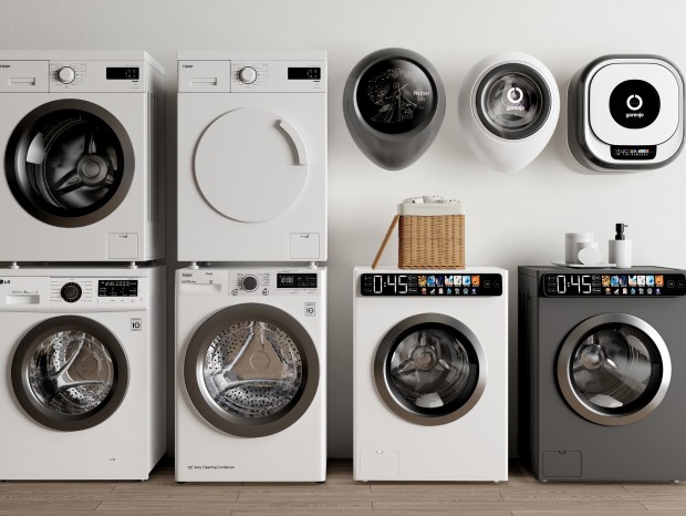 现代洗衣机 滚筒洗衣机 壁挂洗衣机 烘干机