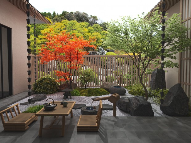 ��ʽ��ɽˮͥԺ ΢���� ��� ����ʯ ͡�� ���� ��ͥ���� ˮ��ˮ�� ������ ��ë�� ...