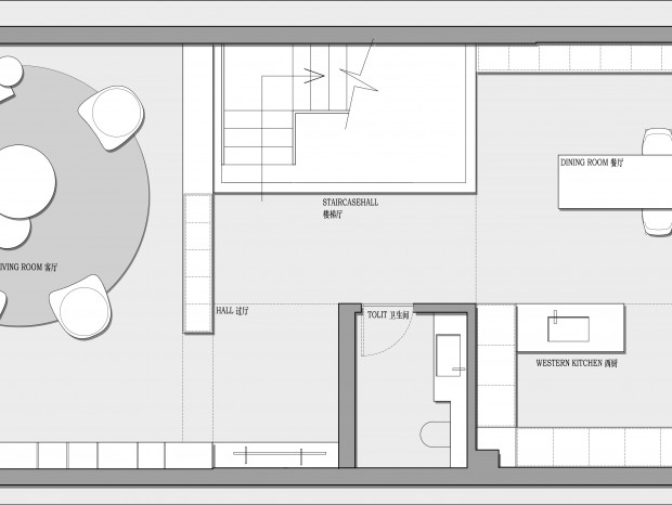 295㎡三层联排别墅平面方案CAD PSD--神无月！