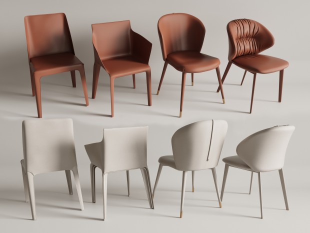 现代单椅，椅子，餐椅，休闲椅