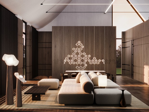 Yusupova Design StudioحMountain Family Retreat