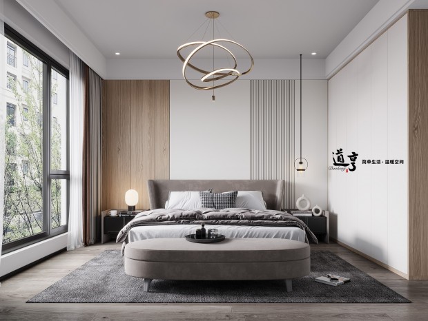 现代卧室——道亨效果图设计