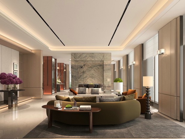 ������Ʒ˽�˰칫����CADʩ��ͼ+Ч��ͼ