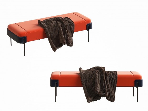 现代床尾凳 现代布艺沙发凳 现代长条凳 现代布艺贵妃椅