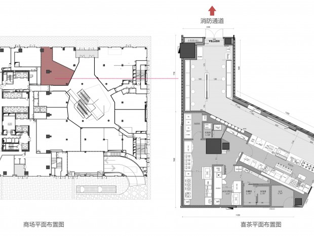 立品设计 喜茶苏州苏悦广场店设计方案+施工图