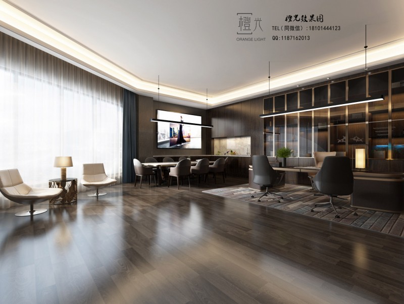 ��ʽ�칫�ҡ��������ȹ�Ч��ͼ