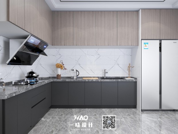 现代厨房丨一晓空间设计