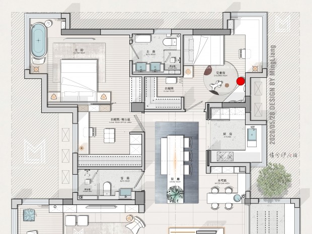 ƽ滧Ż_Designer.ming.L_145m&#178;Сƽλø"Ұ"