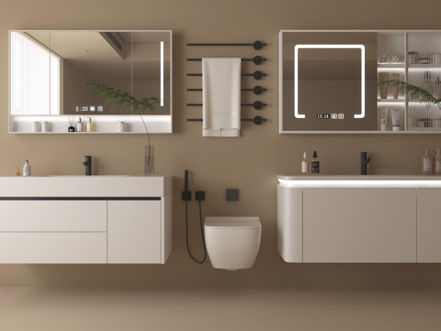 VR  现代浴室柜 马桶