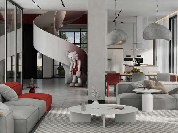 波兰住宅设计 现代艺术与设计情调的完美结合