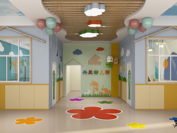 �׶�԰����Ķ�ͯ�ռ䣬ɫ�ʸ����䱥����������Ӧ