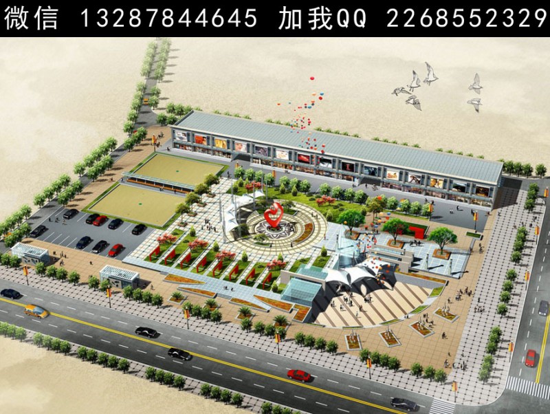 ���й㳡.С���㳡��ư���Ч��ͼ