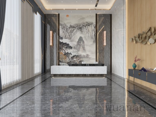 �ִ���ʽ�칫��-��ҹ��ͼ