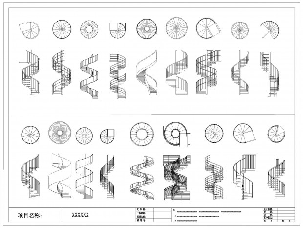 ��ת����¥��CADͼ��