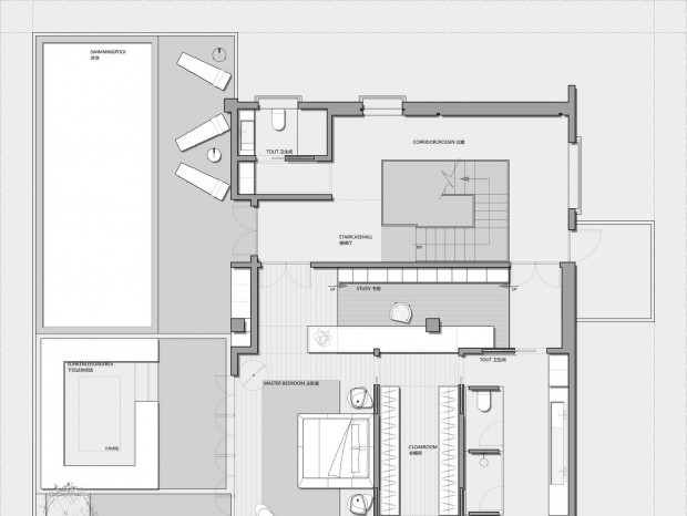 679㎡三层独栋别墅方案 CAD+PSD