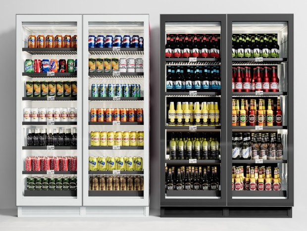 现代冰柜冰箱 冷藏柜 饮料柜 酒水