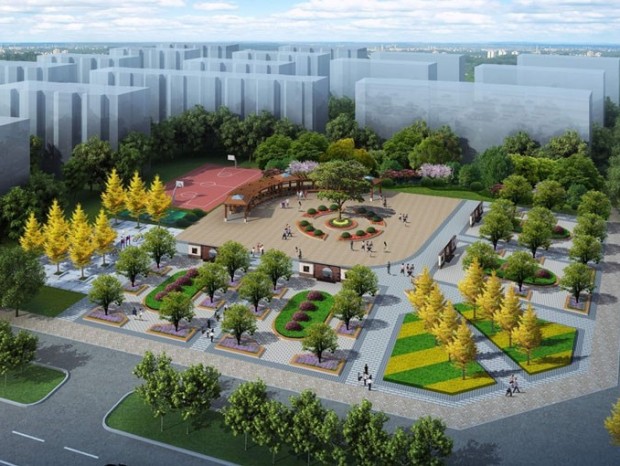 ���й㳡 С���㳡��ư���Ч��ͼ