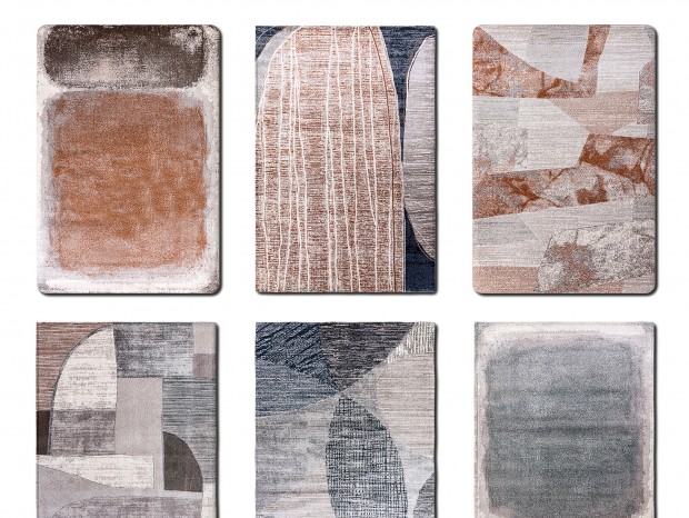 现代轻奢奢华地毯 方毯 新中式地毯 绒毛地毯 土耳其地毯 抽象地毯